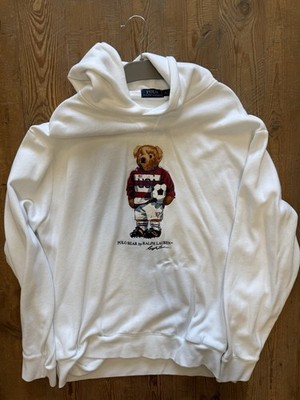 POLO RALPH LAUREN - ⭐︎ルカ⭐︎ポロベア♡白フーディー Ralph Lauren Polo Soccer Bear Hoodie Men's Size XXL | eBay