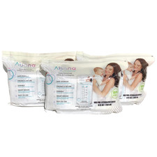 Abana Breast Milk Storage Bags Lot of 3 100 Count Pre Sterilized BPA Free Secure