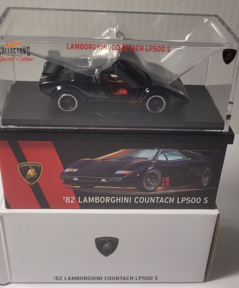 Hot Wheels RLC Exclusive Lamborghini Countach LP500 S - Black