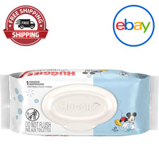 Huggies Simply Clean Unscented Baby Diaper Wipes, 1 Flip-Top Pack 64 Wipes Tota