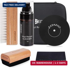 Vinyl Record Cleaning Kit: Complete 6-in-1 Record Cleaning Kit, Velvet Brush, Vi