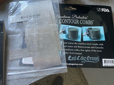 Evil Cake Genius Beauteus Balusters Cake Contour Combs