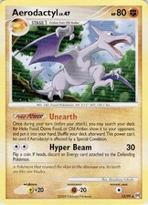 Aerodactyl 13/99 Rare Arceus Pokemon Lightly Played