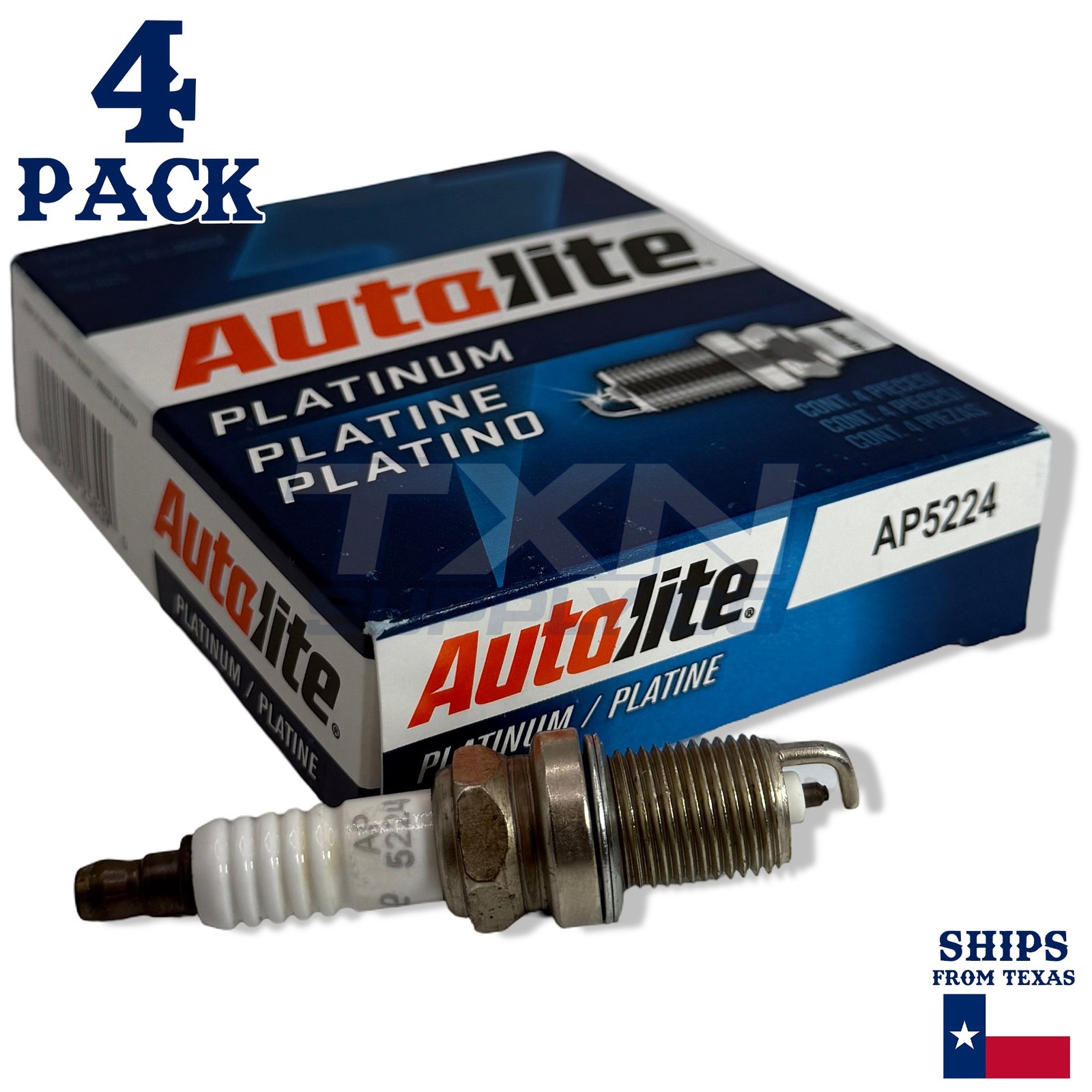 4 Pack Autolite AP5224 Platinum Spark Plug