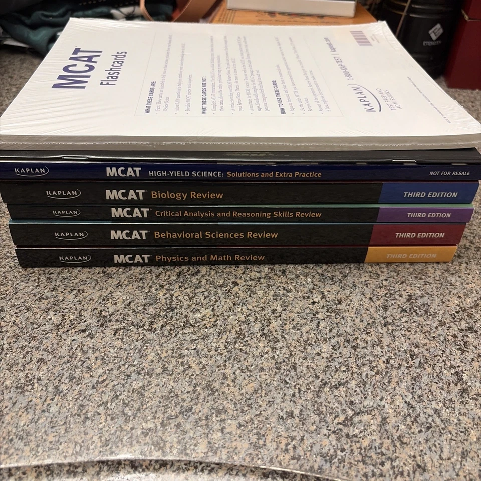 Kaplan MCAT  7-Piece Subject Review Third Ed.   - Image 2 of 4