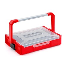 Stackable Tool Box, Portable Tool Storage Case with Pre-Cut Foam and Handle, ...
