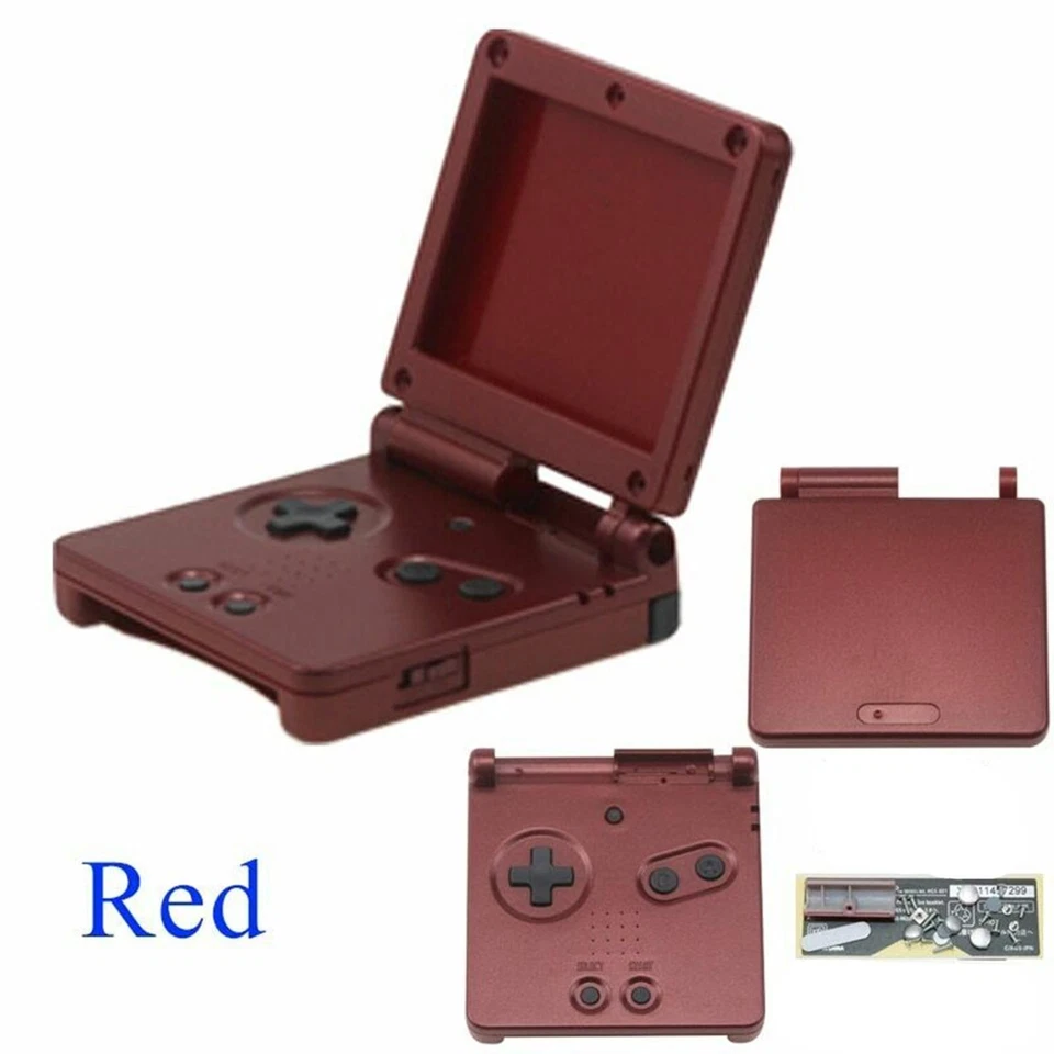 Plastic Housing Case Cover Full Shell For Nintendo GBA SP Gameboy Advance SP - Image 3 of 4