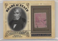 2020 Goodwin Champions Heads of State Stamp Relics William Henry Harrison au7