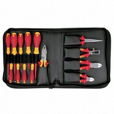 Wiha 32895 14 Piece Insulated Pliers-Cutters And Screwdriver Set