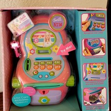 Barbie Talking Bank With Me Savings Bank with ATM Key 2006 NEW Digital Display