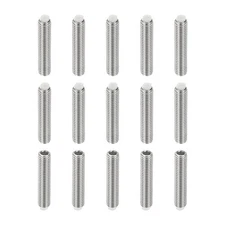 M5x25mm Nylon Tip Grub Screw Internal Hex Socket Head Anti Slip Screws 15pcs