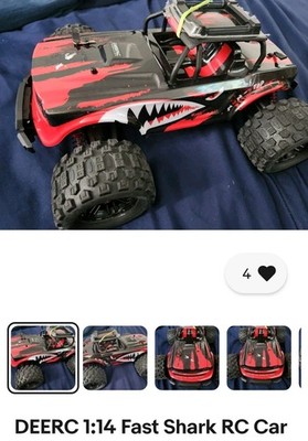 LOT (5) RC CARS :DEERC 1:14/Maisito/New Bright/Nikko **Fast Shipping** ( Read )