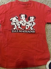 DISNEY VINTAGE 101 Dalmations T Shirt Kids Large 90  s Disney 9/10