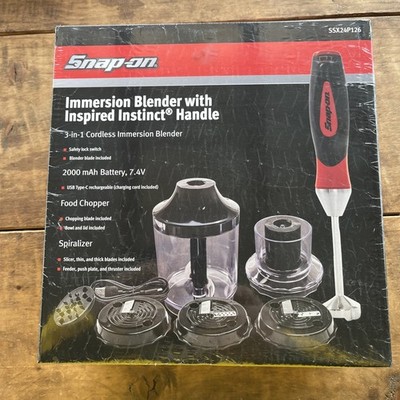 Snap On 3-in-1 Kabelloser Tauchmixer mit Instinct  Griff SSX24P126 Neu.