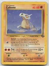 Pokemon Card Cubone Common Jungle 50/64