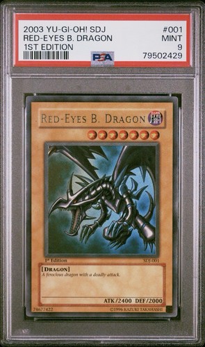 Red-Eyes Black Dragon  [1st Edition] SDJ-001 YuGiOh Starter Deck: Joey card