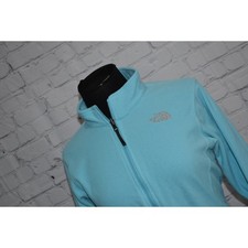 The North Face Fleece Jacket Girls Kids Size XL Full Zip Blue