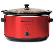 Elite Gourmet 8.5-qt Stainless Steel Slow Cooker K405194
