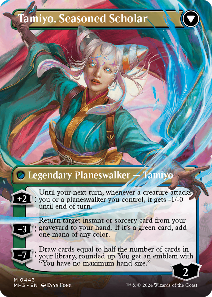 x1 Tamiyo, Inquisitive Student / Seasoned Scholar MH3 MTG 443