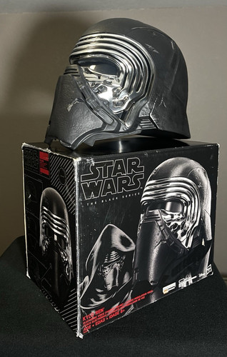 Star Wars The Black Series Kylo Ren Full Face Cosplay Helmet Black/Silver