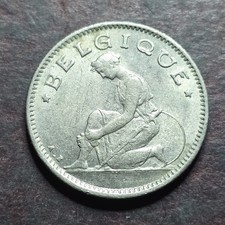 Belgium 50 Centimes Coin 1923 #631