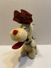 Vintage 1983 Dakin ODIE W/ Antlers 12 Tall Holiday Garfield Friends Plush Toy
