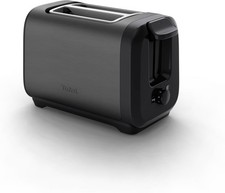 Image of Tefal TT5S08G0 2 Slice Toaster 7 Browning Levels Defrost/Reheat Functions Black