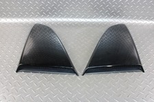 15-17 Mustang Shadow Black Pair Lh Rh Quarter Window Glass Scoops Louvers Oem Oe