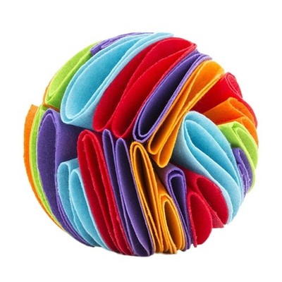 Sniff Toy for Dogs Interactive Puzzle Treat Toy Puppy Nosework Training Ball