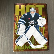2025-26 Upper Deck Flair Connor Hellebuyck Hot Numbers HN-23 SP Read Description