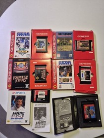 Sega Genesis Model 2 MK-1631 with Box, 2 Controllers, Cords, and 13 Games Tested