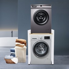 Adjustable Washer and Dryer Storage Shelf Organizer Rack Washer and Dryer Rack