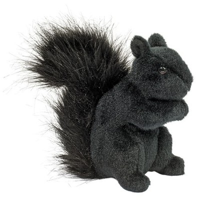Schwarzes Eichhörnchen Kuscheltier Hi-Wire Plüschtier Stofftier 16 cm