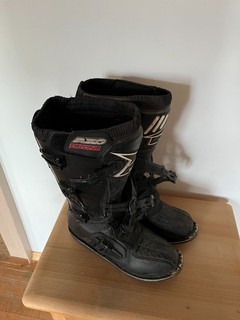 AXO Drone motocross mx enduro crossstiefel gebraucht 46 us 11 schwarz