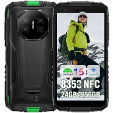 Smartphone Doogee Fire 3 ultra outdoor Android 15 cellulare 24 GB + 256 GB doppia SIM NFC