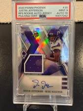 2020 Panini phoenix Justin Jefferson PSA 9 RPA #RJA-JU /99