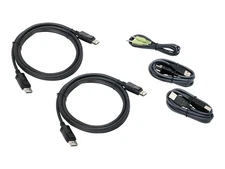 IOGEAR 10 Ft. Dual View DisplayPort, USB KVM Cable Kit with Audio [TAA]