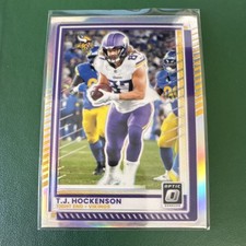 Panini 2025 Donruss Optic Prizm T.J. Hockenson #145 Vikings (Holo)