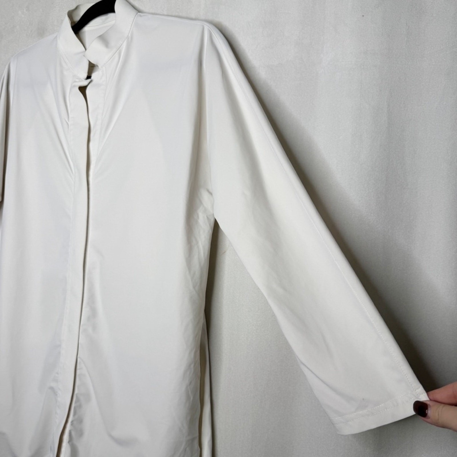 Aday M Something Borrowed white tailored button u… - image 4