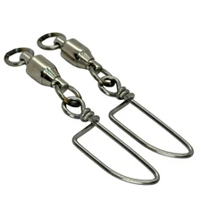 Tsuridamashii Twin Swivel with Coastlock Snap – Double Axis Rotation with One...