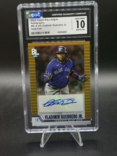 2023 Topps Big League Big League Autographs Vladimir Guerrero Jr. Gold /50
