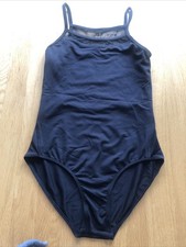 Girls Leotard Black Bloch Lace Detail