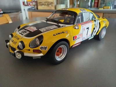 Alpine Renault A110 échelle 1/12 Otto Models G006 Tour de Corse 1975 - Photo 1/4
