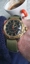 Vintage VOSTOK Komandirskie 2414A Military USSR Made Watch
