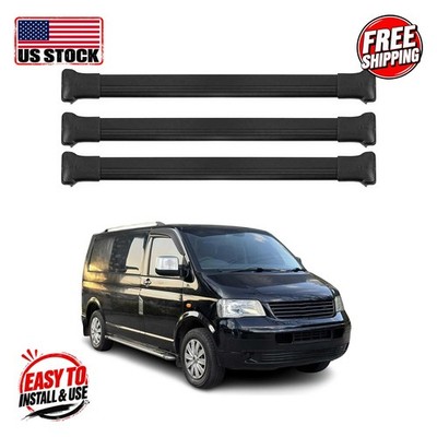 VW T5 T6 T6.1 TRANSPORTER MULTIVAN CARAVELLE 2003-2024 Roof Racks Elegance V1