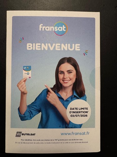 Carte fransat tv tnt en hd / nouvelle génération pc7 / chaines tv francaises - Photo, audio & vidéo