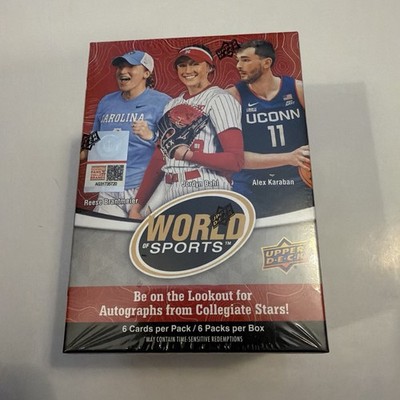 2025 Upper Deck World of Sports Blaster Box Look for Autos from Key Prospects