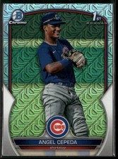 2023 Bowman Chrome #BCP-205 Angel Cepeda Prospects Mojo Refractor
