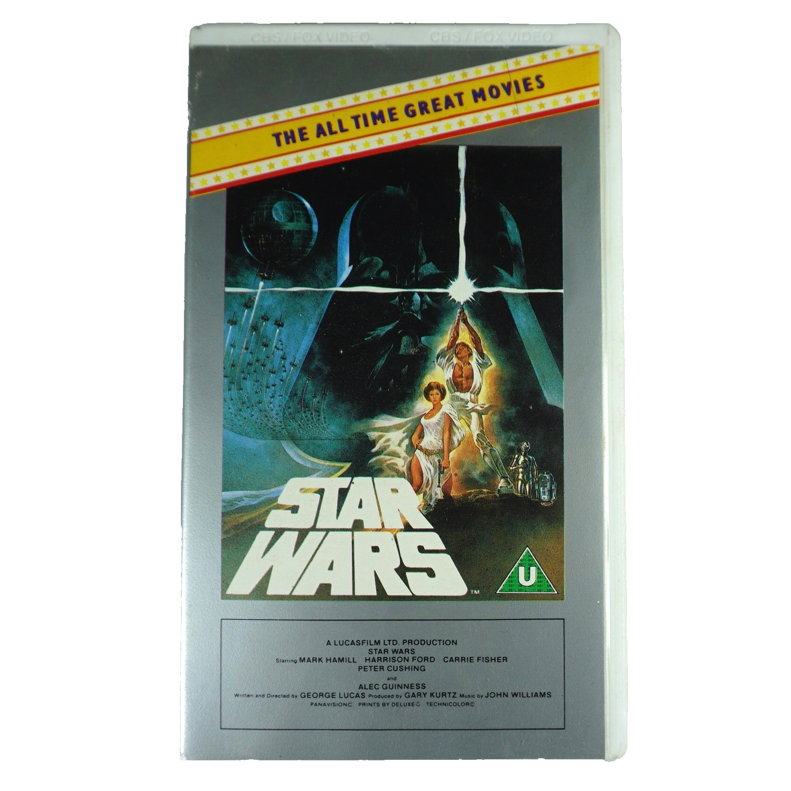 Star Wars - CBS Fox Video - The All Time Great Movies - VHS Video (S1130-50)
