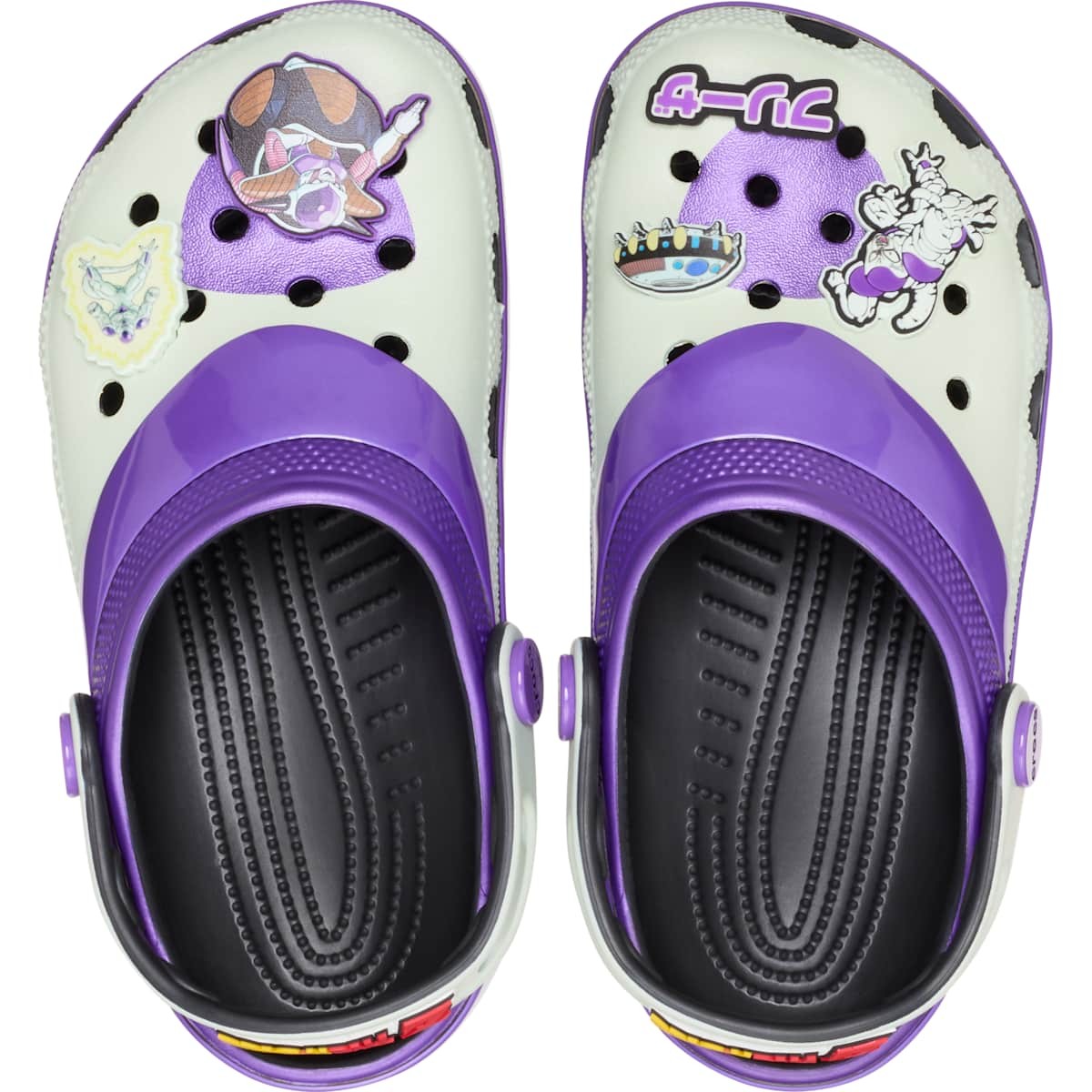 Crocs Dragon Ball Z Classic Clogs Purple Light Green Mens Size‎ 10 Jibbitz Crocs x Dragon Ball Z Frieza Clogs M10 W12 New w Box NO  main image 2